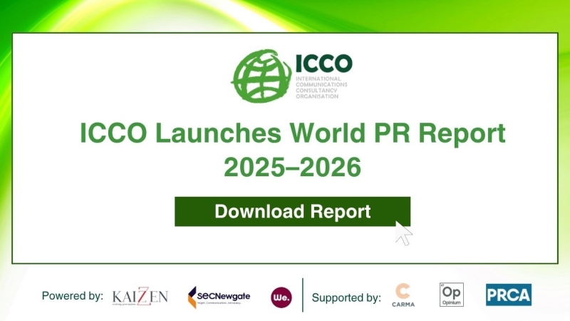 ICCO launches World PR Report 2025–2026