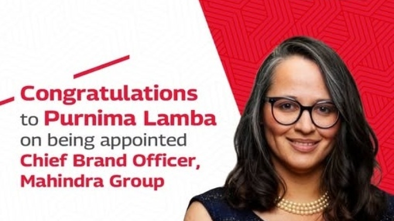 Unilever's Purnima Lamba joins Mahindra Group as Chief Brand Officer